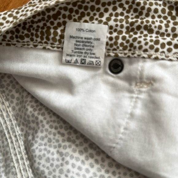 Madewell Safari Dot Shorts Women Size 26 Raw Hem Style 01593 - Picture 5 of 6